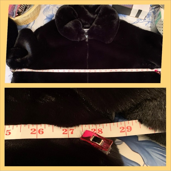 Old Navy Plush Black Teddy Faux Fur Jacket - Picture 10 of 12
